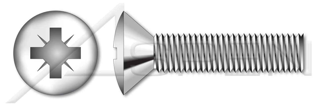 M3-0.5 X 8mm DIN 966 / ISO 7047, Metric, Machine Screws, Oval Pozidriv Alternative Drive, Full Thread, A2 Stainless Steel
